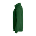 Flaschengrün - Side - Clique - "Basic" Sweatshirt mit halbem Reißverschluss für Herren-Damen Unisex