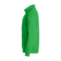 Apfelgrün - Side - Clique - "Basic" Sweatshirt mit halbem Reißverschluss für Herren-Damen Unisex