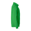 Apfelgrün - Lifestyle - Clique - "Basic" Sweatshirt mit halbem Reißverschluss für Herren-Damen Unisex