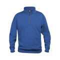 Königsblau - Front - Clique - "Basic" Sweatshirt mit halbem Reißverschluss für Herren-Damen Unisex