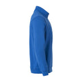 Königsblau - Lifestyle - Clique - "Basic" Sweatshirt mit halbem Reißverschluss für Herren-Damen Unisex