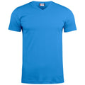 Königsblau - Front - Clique - "Basic" T-Shirt V-Ausschnitt für Herren-Damen Unisex
