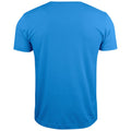 Königsblau - Back - Clique - "Basic" T-Shirt V-Ausschnitt für Herren-Damen Unisex