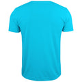 Türkis - Back - Clique - "Basic" T-Shirt V-Ausschnitt für Herren-Damen Unisex