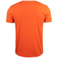 Blutorange - Back - Clique - "Basic" T-Shirt V-Ausschnitt für Herren-Damen Unisex