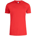 Rot - Front - Clique - T-Shirt für Herren - Aktiv