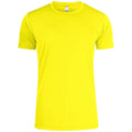 Auffälliges Gelb - Front - Clique - T-Shirt für Herren - Aktiv