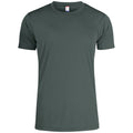Pistolenfarbe - Front - Clique - T-Shirt für Herren - Aktiv