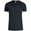 Schwarz - Front - Clique - T-Shirt für Herren - Aktiv
