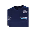 Blau- Brillantes Weiß-Marineblaue Pfingstrose - Side - Umbro - "Williams Racing" Trikot für Damen - Training