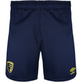Marineblau-Gelb - Front - Umbro - "23-24" Shorts für Kinder