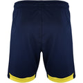 Marineblau-Gelb - Back - Umbro - "23-24" Shorts für Herren