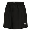 Schwarz - Front - Umbro - "Club Essential" Shorts für Damen - Training