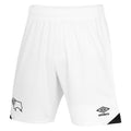 Weiß - Front - Derby County FC - "22-23" Shorts für Kinder