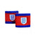 Front - England FA -Baumwolle Schweißband2er-Pack