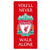 Front - Liverpool FC - Badetuch "You'll Never Walk Alone", Wappen