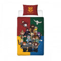 Front - Lego Harry Potter - Zauberer - Bettwäsche-Set wendbar
