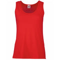Front - Fruit Of The Loom Lady-Fit Valueweight Damen Tank-Top