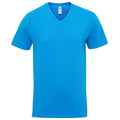 Front - Gildan Herren Premium T-Shirt mit V-Ausschnitt, kurzärmlig