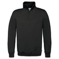 Front - B&C - "ID.004" Sweatshirt mit kurzem Reißverschluss für Herren