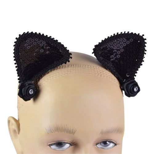 Front - Bristol Novelty Unisex Haarclip mit Katzenohren, für Erwachsene