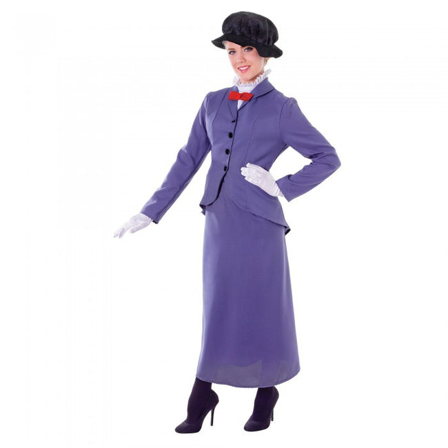 Front - Bristol Novelty Damen Kindermädchen-Kostüm