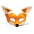 Front - Bristol Novelty Unisex Fuchsmaske mit Ohren, für Erwachsene