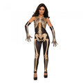 Front - Bristol Novelty Damen Skelett-Kostüm Lady Bones