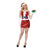 Front - Bristol Novelty - "Miss Santa" Kostüm-Kleid für Damen - weihnachtliches Design
