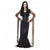 Front - The Addams Family - Kostüm-Kleid ‘” ’"Morticia Addams"“ - Damen