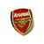 Front - Arsenal FC offizieller Fußball-Anstecker mit Teamwappen