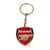 Front - Arsenal FC offizieller Fußball-Schlüsselanhänger mit Clubwappen