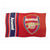 Front - Arsenal FC Wordmark Streifen Fahne