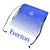 Front - Everton FC - Turnbeutel, mit Farbverlauf
