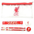 Rot-Transparent - Back - Liverpool FC - Partikel - Schreibwaren-Set