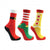 Front - Hy - "Festive Feet" Socken für Kinder - weihnachtliches Design(3er-Pack)