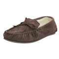 Front - Eastern Counties Leather Unisex Moccasins mit harter Sohle