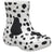 Front - Crocs - Kinder Stiefel "Classic", Dalmatinermuster