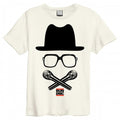Front - Amplified - "2 Mics" T-Shirt für Herren/Damen Unisex
