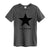 Front - Amplified - "Blackstar" T-Shirt für Herren/Damen Unisex