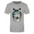 Front - Unorthodox Collective Herren T-Shirt mit Wolf-Design