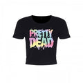 Front - Grindstore - "Pretty Dead" Kurzes Top für Damen