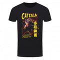 Front - Horror Cats - "Catzilla" T-Shirt für Herren
