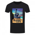 Front - Horror Cats - "Planet Of The Cats" T-Shirt für Herren