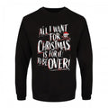 Front - Grindstore - "All I Want For Christmas Is It To Be Over" Pullover für Herren