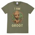 Front - I Am Groot - T-Shirt für Herren/Damen Unisex