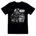 Front - Star Wars: The Mandalorian - T-Shirt für Herren/Damen Unisex