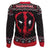 Front - Deadpool - Pullover für Herren/Damen Unisex - weihnachtliches Design