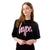 Front - Hype - kurzes T-Shirt Elastischer Bund für Mädchen