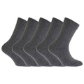 Front - FLOSO Kinder Schul Socken Unifarben (5 Paar)